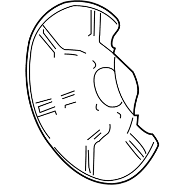 Chevy Uplander Backing Plate - 15181173