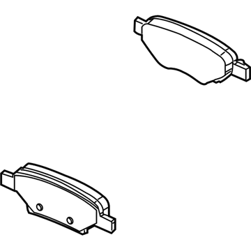 Chevy Uplander Brake Pads - 19181867