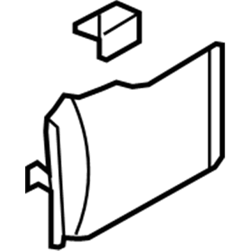 GM 96655266 Extension, Black 96655266 GM Extension, Black Illustration 1 of 1