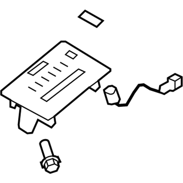 95972338 GM Shift Plate Illustration 1 of 1