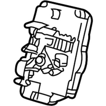 GM 22666179 Lock, Rear Passenger Side 22666179 GM Lock, Rear Passenger Side Illustration 1 of 1