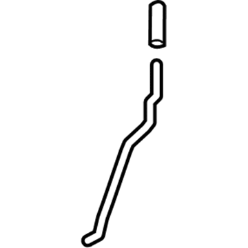 GM 23422480 Lock Rod, Driver Side 23422480 GM Lock Rod, Driver Side Illustration 1 of 1