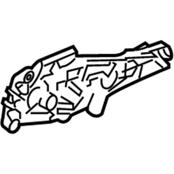 GM 13590241 Handle Base, Rear Driver Side 13590241 GM Handle Base, Rear Driver Side Illustration 1 of 1