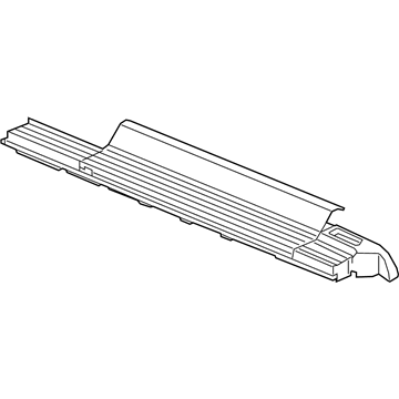 84482771 GM Upper Cover, Black, Outer Driver Side Illustration 1 of 1