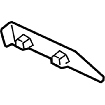 84352880 GM Molding, Black, Outer Driver Side Illustration 1 of 1