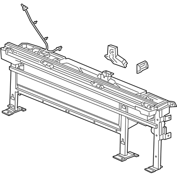GM 84482778 Storage Box, Rear Passenger Side 84482778 GM Storage Box, Rear Passenger Side Illustration 1 of 1
