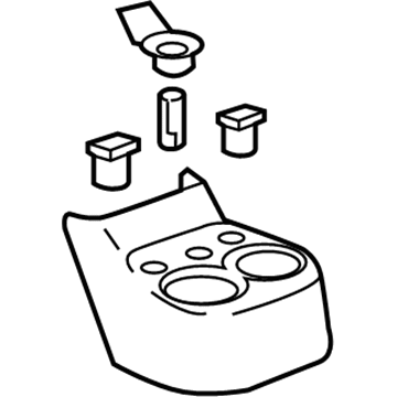 23351951 GM Rear Trim Panel Illustration 1 of 1