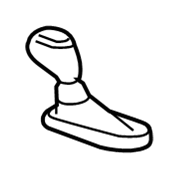 GM 23402560 Shift Knob, Jet Black 23402560 GM Shift Knob, Jet Black Illustration 1 of 1