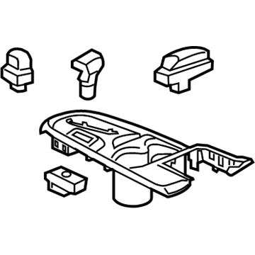 GM 84241581 Switch Panel, Front 84241581 GM Switch Panel, Front Illustration 1 of 1
