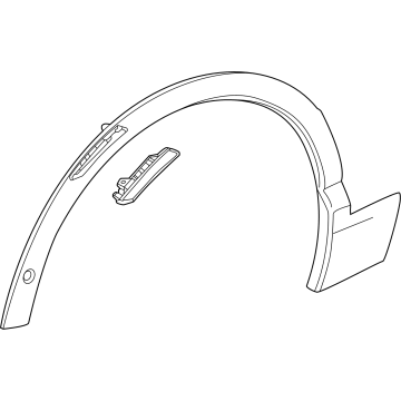 Chevy 26492758 Wheel Opening Molding