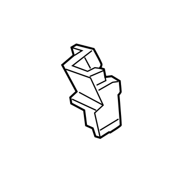 GM 84725055 Upper Seal, Rear Passenger Side 84725055 GM Upper Seal, Rear Passenger Side Illustration 1 of 1