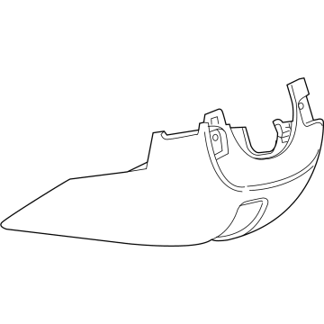 Chevy 87853851 Lower Column Cover