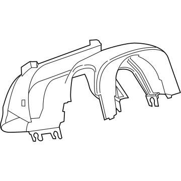 Chevy 86538770 Upper Column Cover