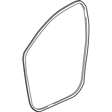 GM 23142207 Weatherstrip On Body 23142207 GM Weatherstrip On Body Illustration 1 of 1
