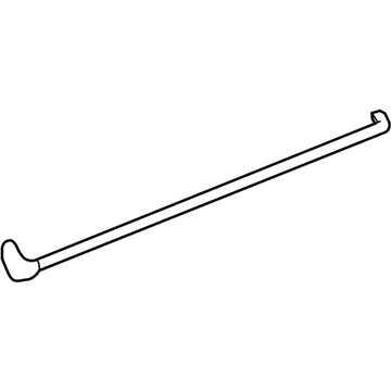 GM 20864652 Lower Weatherstrip, Driver Side 20864652 GM Lower Weatherstrip, Driver Side Illustration 1 of 1