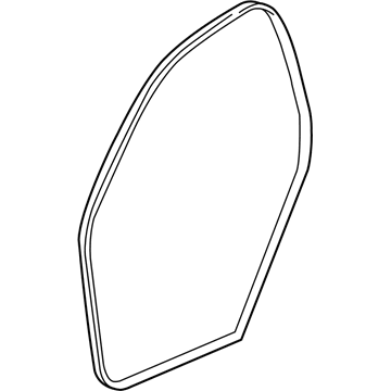 GM 20864646 Door Weatherstrip, Front Driver Side 20864646 GM Door Weatherstrip, Front Driver Side Illustration 1 of 1
