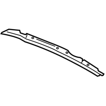 23143029 GM Front Weatherstrip, Driver Side Illustration 1 of 1