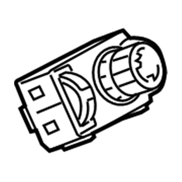 GM 84154107 Headlamp Switch, Piano Black 84154107 GM Headlamp Switch, Piano Black Illustration 1 of 1
