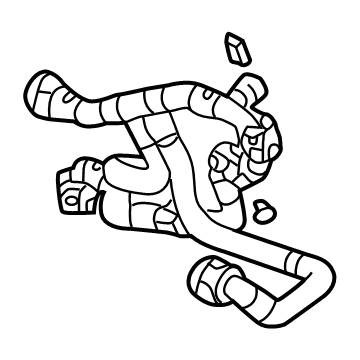 GM 85522829 Coolant Hose 85522829 GM Coolant Hose Illustration 1 of 1