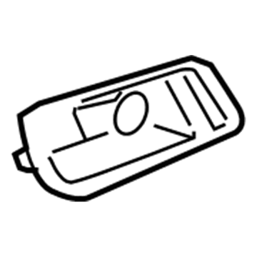 GM 22855634 Handle, Inside, Passenger Side 22855634 GM Handle, Inside, Passenger Side Illustration 1 of 1