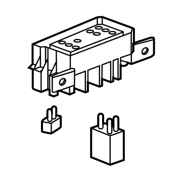 GM 23355673 Fuse & Relay Box 23355673 GM Fuse & Relay Box Illustration 1 of 1