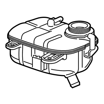 GM 42422779 Expansion Tank 42422779 GM Expansion Tank Illustration 1 of 1