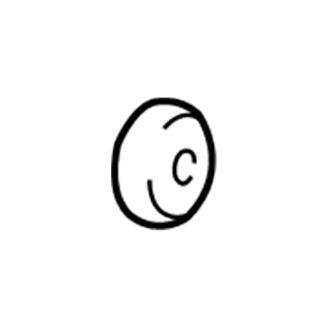 92047823 GM Radiator Upper Insulator Illustration 1 of 1