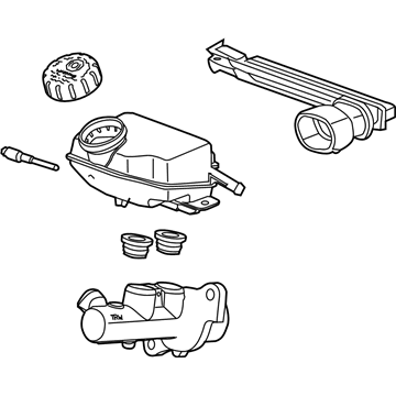 Saturn Brake Master Cylinder Repair Kit - 15271568
