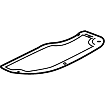 89024993 GM Air Inlet Assembly Upper Seal Illustration 1 of 1