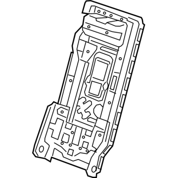 13513498 GM Seat Back Frame, Rear Illustration 1 of 1