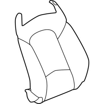GM 85632166 Cover, Front Seat Back And Back Of Back 85632166 GM Cover, Front Seat Back And Back Of Back Illustration 1 of 1