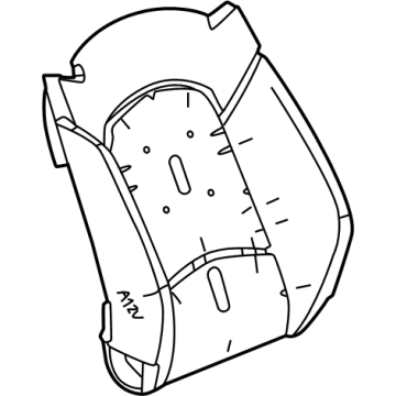 Cadillac 87822076 Seat Back Pad