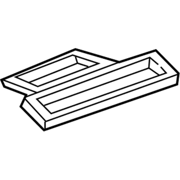 22591260 GM Defroster Nozzle Seal Illustration 1 of 1