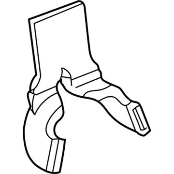 22592945 GM Floor Duct Illustration 1 of 1