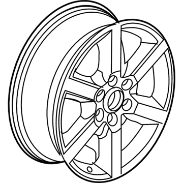 GMC 9595827 Wheel, Alloy