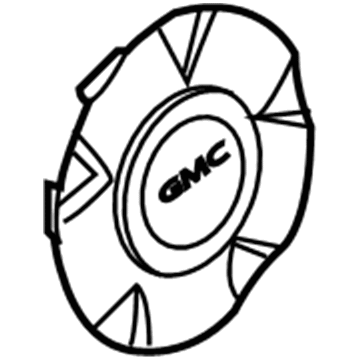 GM 9596173 Center Cap 9596173 GM Center Cap Illustration 1 of 1