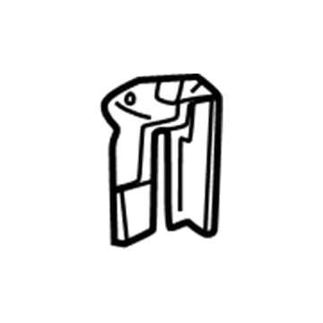 GM 15042317 Antenna Mast Bracket 15042317 GM Antenna Mast Bracket Illustration 1 of 1