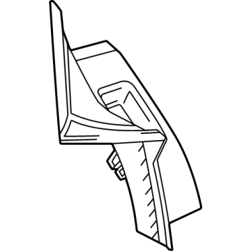 GM 85132833 Gutter, Rear Door/Lift Gate Opening 85132833 GM Gutter, Rear Door/Lift Gate Opening Illustration 1 of 1