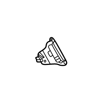 GM 84450063 Cruise Switch Bracket, Driver Side 84450063 GM Cruise Switch Bracket, Driver Side Illustration 1 of 1
