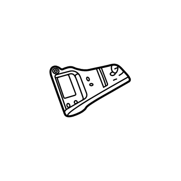 84450091 GM Radio Switch Bracket, Passenger Side Illustration 1 of 1