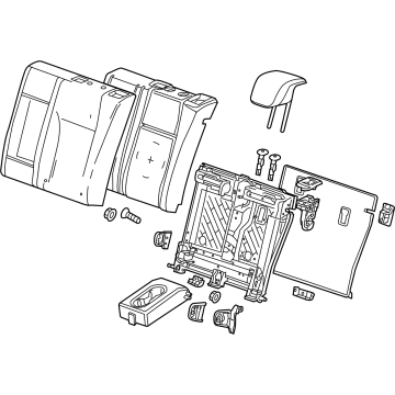 Chevy 42525853 Seat Back Assembly