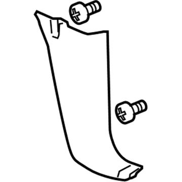 GM 25785516 Cowl Trim, Passenger Side 25785516 GM Cowl Trim, Passenger Side Illustration 1 of 1