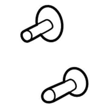 Pontiac 11611881 Window Trim Bolt