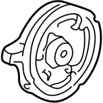 Cadillac 25717924 Front Driver Speaker