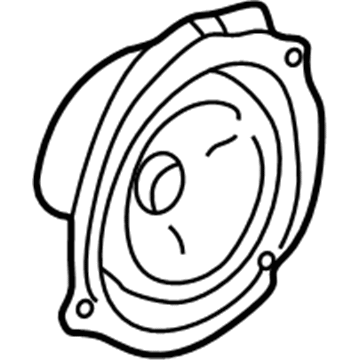 Cadillac 16267949 Front Driver Speaker