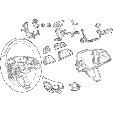 Cadillac OPTIQ Steering Wheel - 85062634