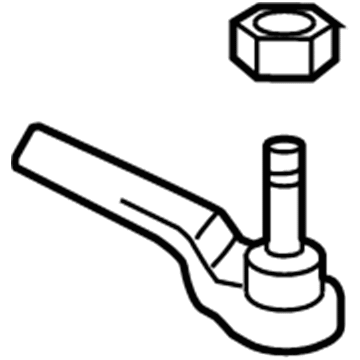 22729249 GM Outer Tie Rod Illustration 1 of 1