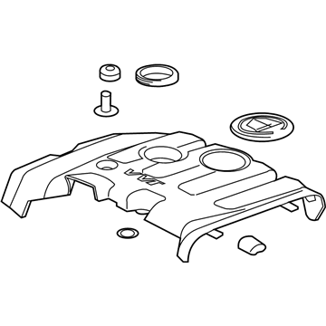 GM 19418410 Engine Cover 19418410 GM Engine Cover Illustration 1 of 1