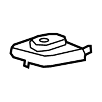 20904932 GM Armrest, Titanium, Rear Driver Side Illustration 1 of 1