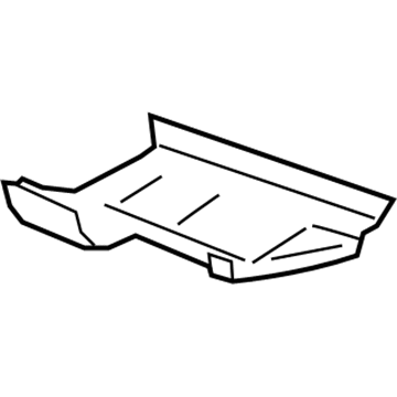 GM 22772255 Lower Trim, Front Driver Side 22772255 GM Lower Trim, Front Driver Side Illustration 1 of 1